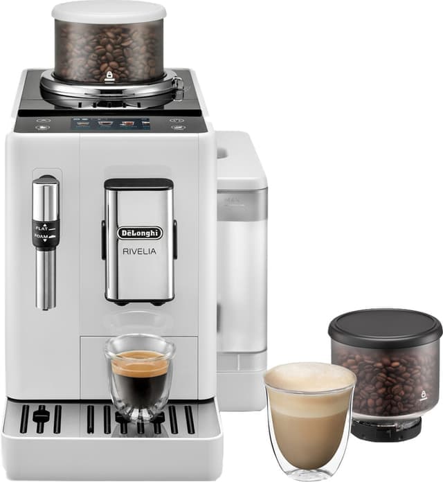 DeLonghi Rivelia Helautomatisk Kaffemaskin EXAM440.35.W - Nyskick - i originalförpackning