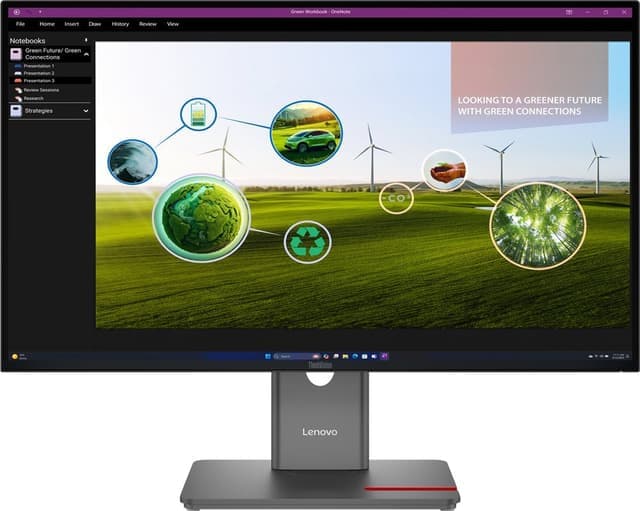 Lenovo ThinkVision P27Q-40 27" LCD skärm 64A7GAT6EU (eclipse black) - Nyskick - i originalförpackning