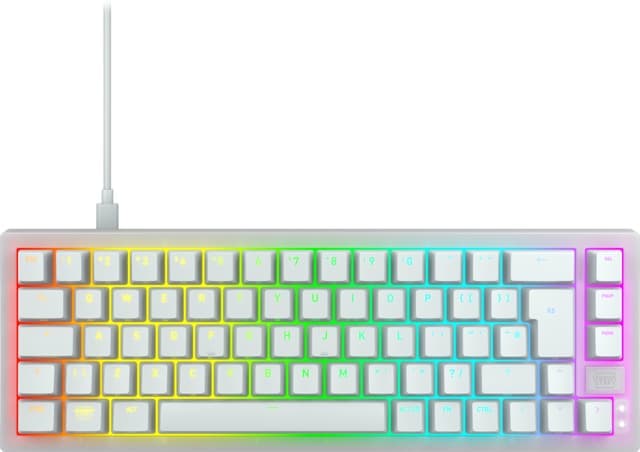 Cherry Xtrfy K5V2 tangentbord för gaming (vitt) - Nyskick - originalförpackning saknas