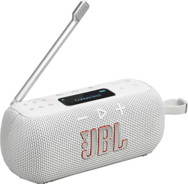 JBL Tuner 3 DAB/DAB+/FM bärbar radio (vit) - Nyskick - i originalförpackning