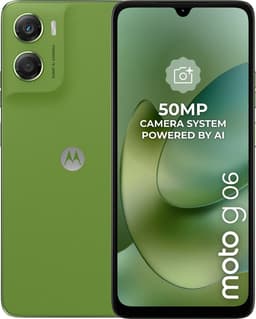Motorola G06 LTE smartphone 64GB (tendril) - Bra skick – Mindre spår av användning