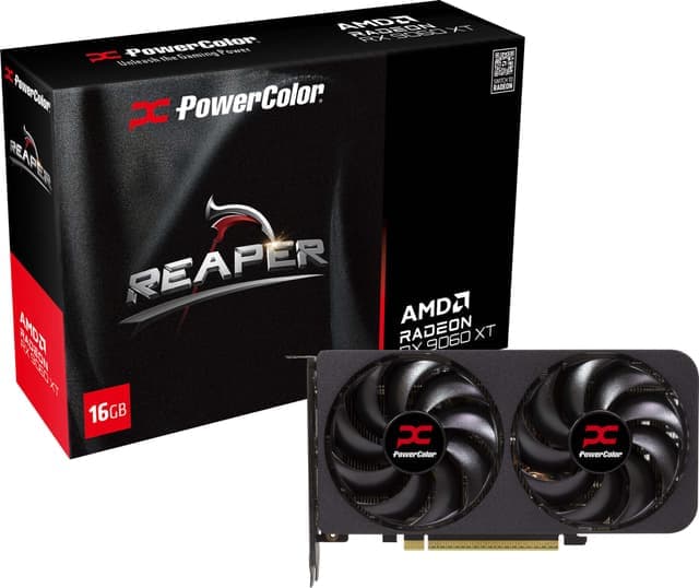 Powercolor REAPER AMD Radeon RX 9060 XT 16GB grafikkort - Nyskick - i originalförpackning