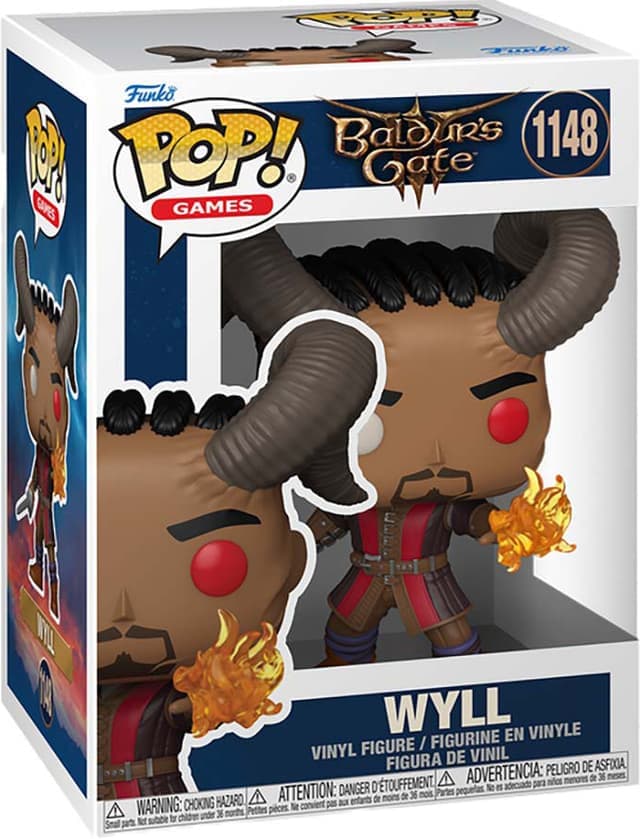 Funko POP Baldur's Gate actionfigur (Wyll) - Nyskick - i originalförpackning