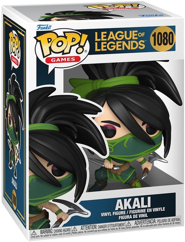 Funko POP League of Legends actionfigur (Akali) - Nyskick - i originalförpackning