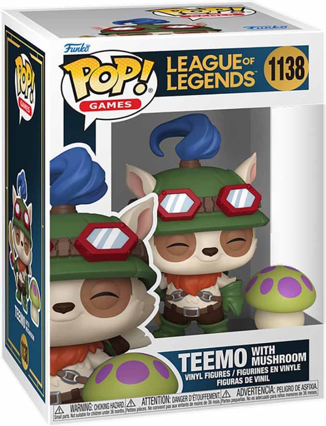 Funko League of Legends actionfigur (Teemo med svamp) - Nyskick - i originalförpackning