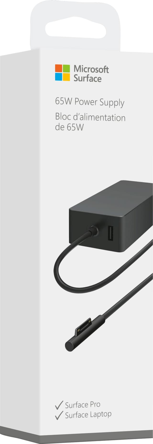 Microsoft Surface 65W laddare för bärbar dator - Bra skick – Mindre spår av användning