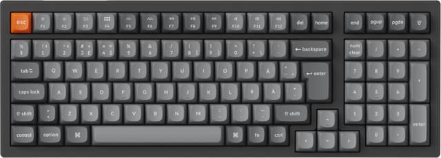 Keychron K4 Max Super Red trådlöst gamingtangentbord - Nyskick - i originalförpackning