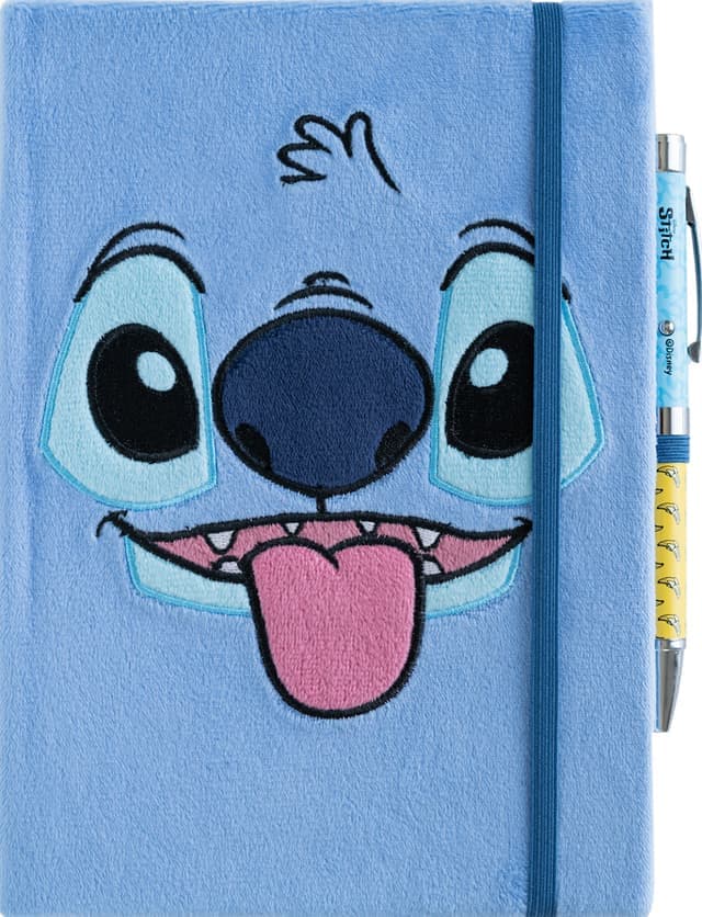 Grupo Erik Stitch anteckningsbok och penna - Bra skick – Mindre spår av användning