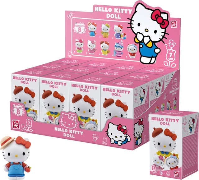 YuMe Hello Kitty Seasons blindbox actionfigur - Nyskick - originalförpackning saknas