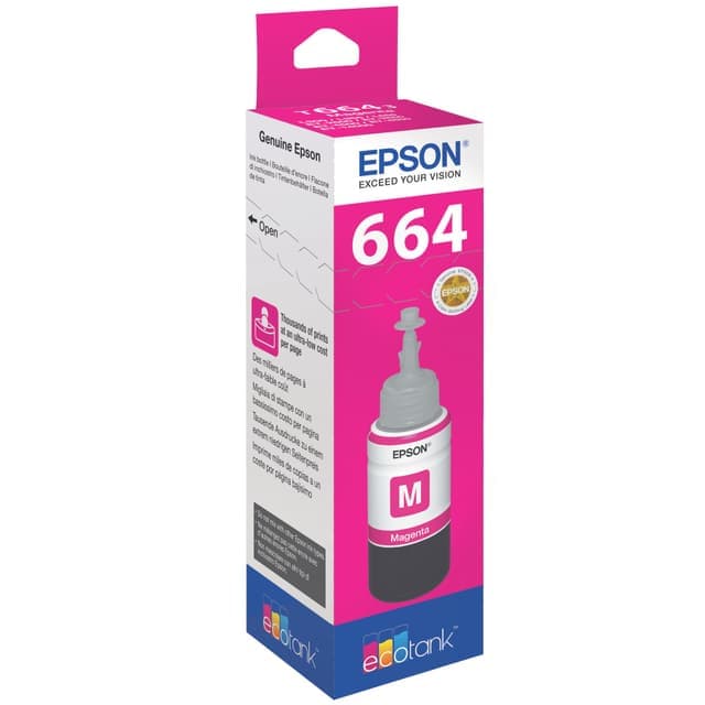 Epson Bläckflaska Ecotank T6643 Magenta - Bra skick – Mindre spår av användning