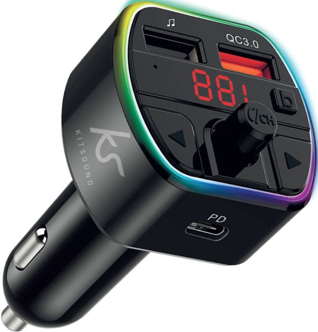 Kitsound BT till FM-ljudomvandlare - Nyskick - i originalförpackning