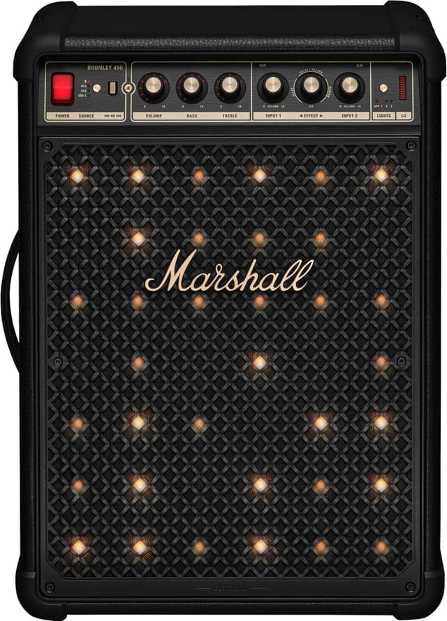 Marshall Bromley 450 bärbar partyhögtalare (svart/mässing) - Nyskick - i originalförpackning
