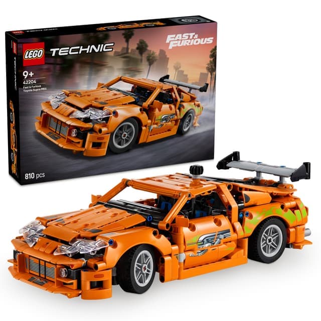 LEGO Technic Fast and Furious Toyota Supra MK4 42204 - Nyskick - originalförpackning saknas