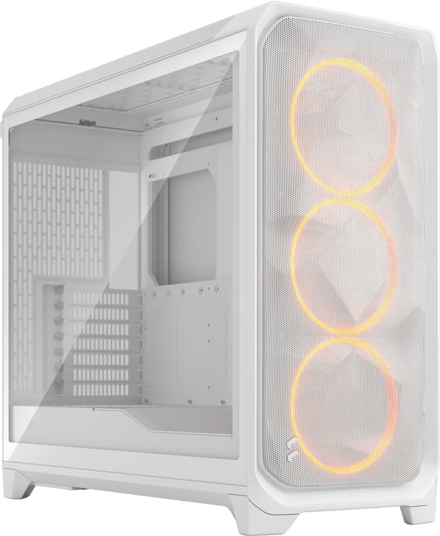 Fractal Design Meshify 3 XL RGB datorchassi (vit/klar tonad) - Nyskick - i originalförpackning