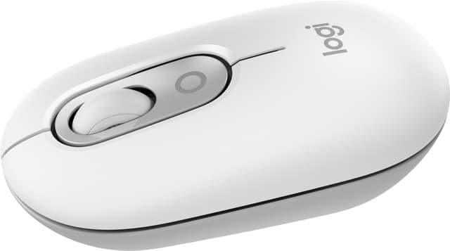 Logitech POP mus (benvit) - Använt skick – Tydliga spår av användning