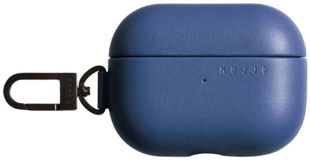 Mujjo Echelon AirPods Pro 2 fodral (blått) - Använt skick – Synliga skador, fullt funktionell
