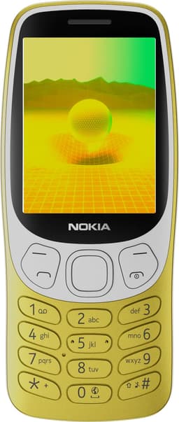 Nokia 3210 4G mobiltelefon (guld) - Använt skick – Synliga skador, fullt funktionell