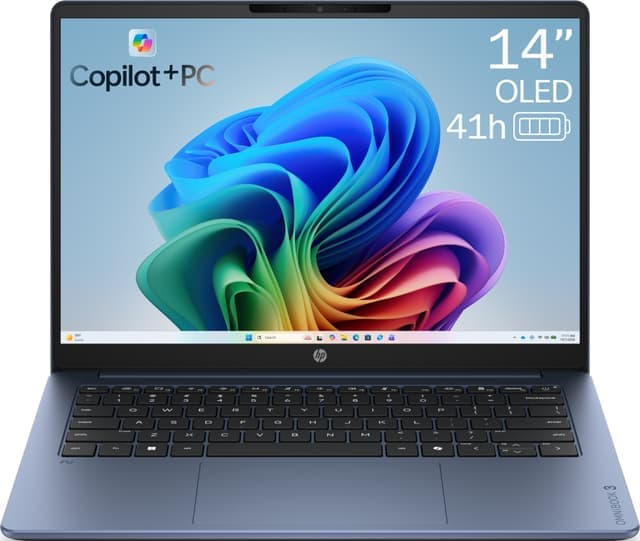 HP OmniBook 3 NG 14" AI X1/16/512/OLED Copilot+ dator - Nyskick - i originalförpackning