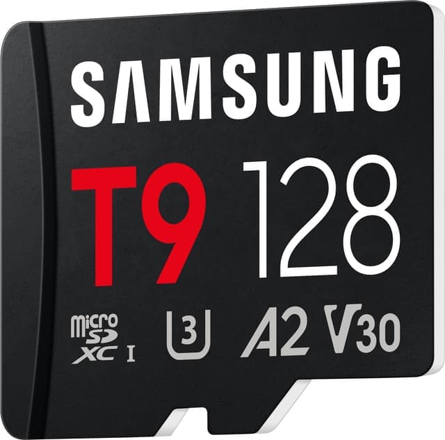 Samsung T9 micro SDXC minneskort (128 GB) - Nyskick - i originalförpackning