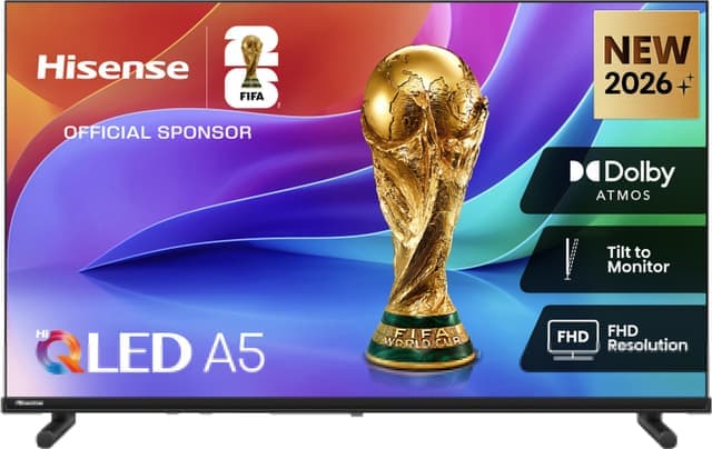 Hisense 32" 32A5S QLED Smart-TV (2026) - Nyskick - i originalförpackning