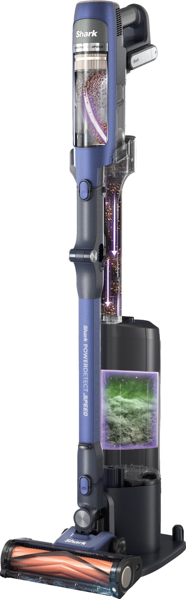Shark PowerDetect Speed Pet Pro skaftdammsugare IA3241EUT (blå) - Fint skick - lite slitage