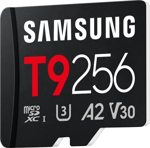 Samsung T9 micro SDXC minneskort (256 GB) - Nyskick - originalförpackning saknas