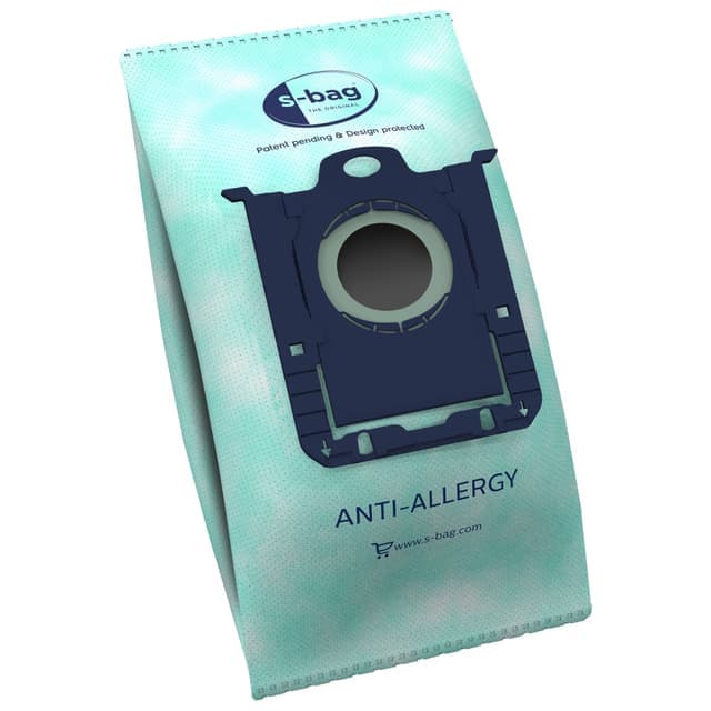 S-bag Anti-Allergy dammsugarpåsar E206S (4 st) för Electrolux/Philips - Nyskick - i originalförpackning