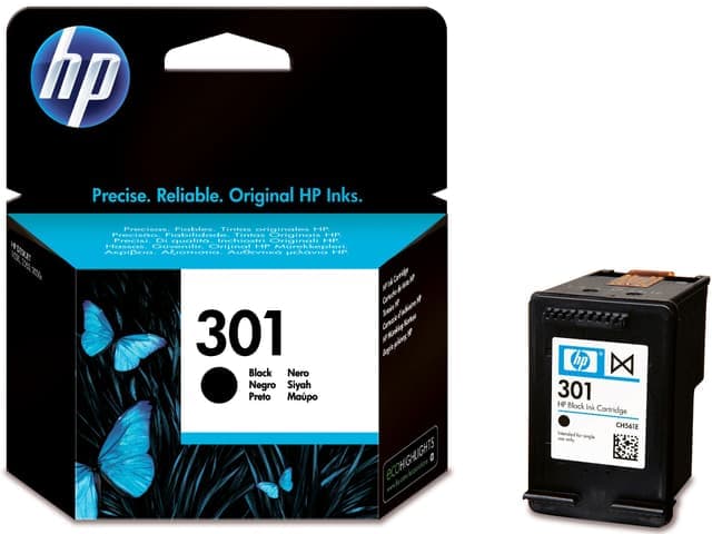 HP bläckpatron 301 Svart - Nyskick - i originalförpackning