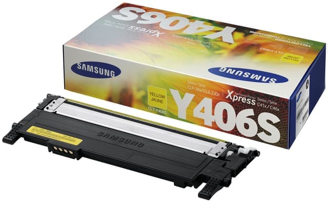 Samsung Bläckpatron CLT-Y406S Gul - Nyskick - i originalförpackning
