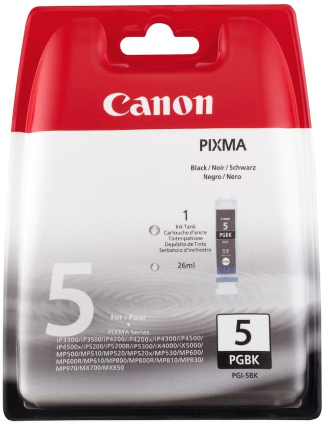 Canon Bläckpatron PGI-5BK Svart - Nyskick - i originalförpackning