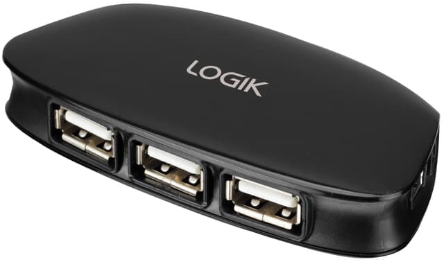 Logik USB Hub med 4 portar (USB 2.0) - Nyskick - i originalförpackning