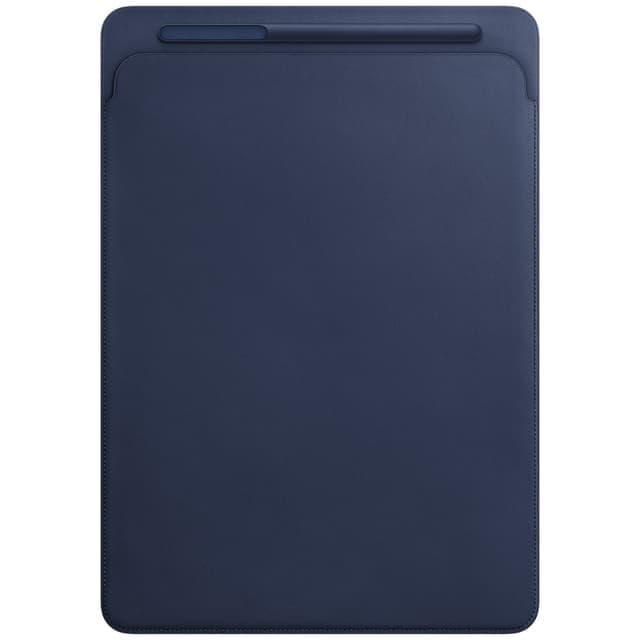 iPad Pro 12.9 fodral läder (blå) - Använt skick – Synliga skador, fullt funktionell