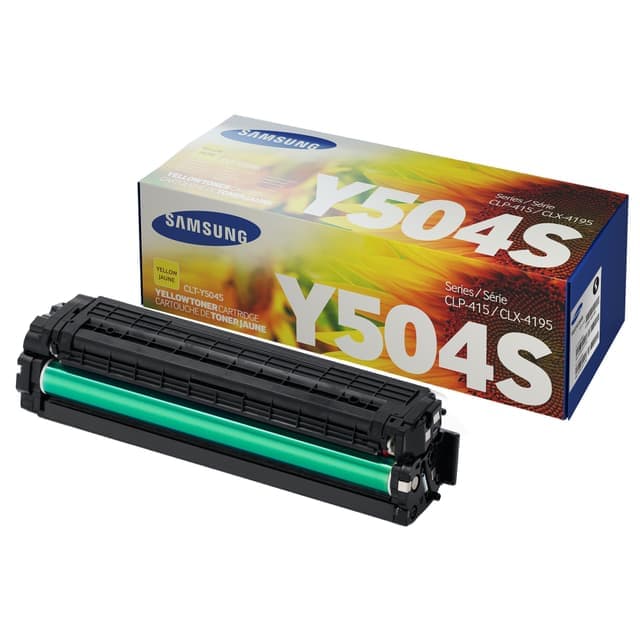 Samsung tonerkassett CLT-Y504S Gul - Nyskick - i originalförpackning
