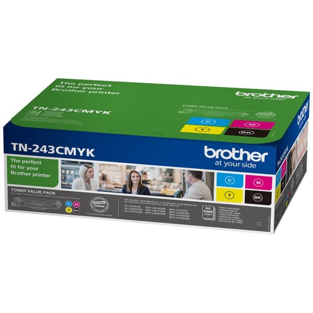 Brother TN243CMYK 4-färgtoner multipack - Nyskick - i originalförpackning