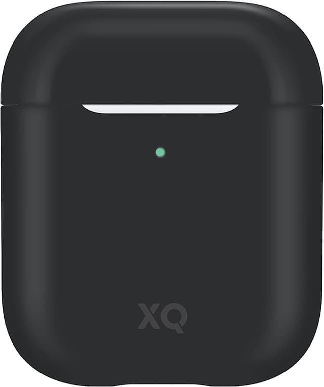 Xqisit silikonfodral för AirPods (svart) - Nyskick - i originalförpackning