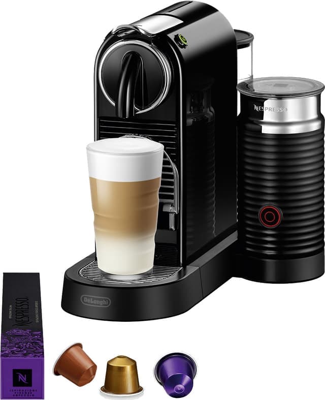 NESPRESSOCitiZ And Milk kaffemaskin av DeLonghi, Svart - Nyskick - i originalförpackning