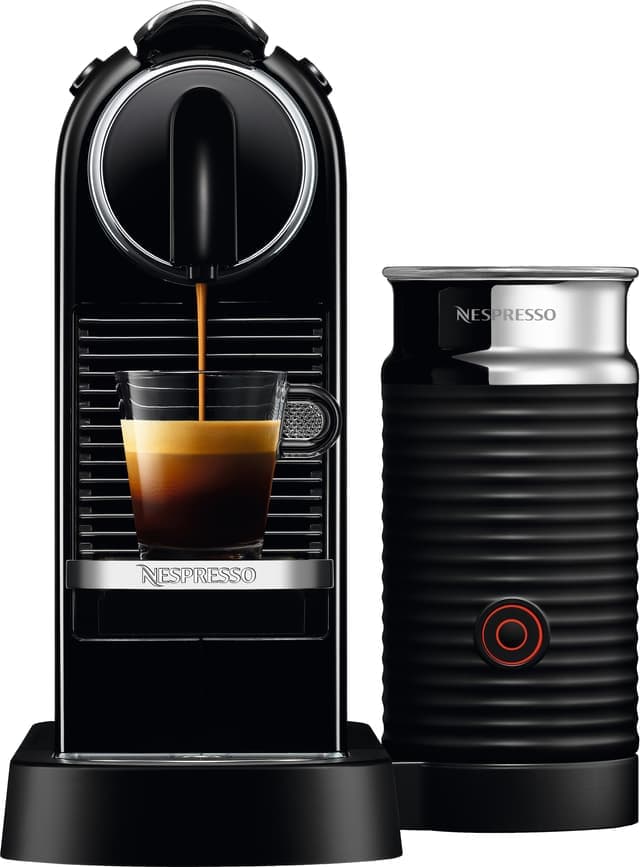 NESPRESSOCitiZ And Milk kaffemaskin av DeLonghi, Svart - Nyskick - i originalförpackning