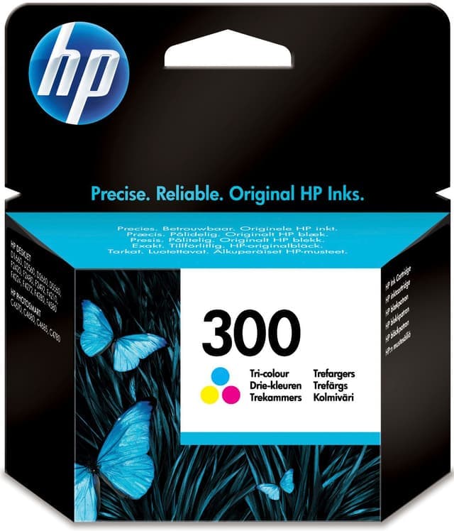 HP Bläckpatroner 300 Cyan Magenta Gul - Nyskick - i originalförpackning