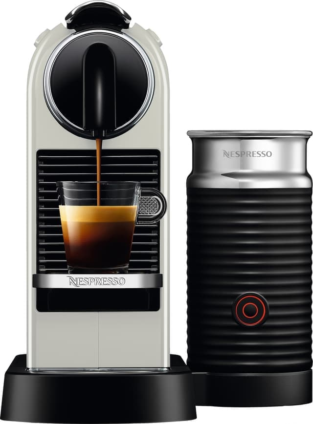 NESPRESSOCitiZ And Milk kaffemaskin av DeLonghi, Vit​ - Nyskick - i originalförpackning