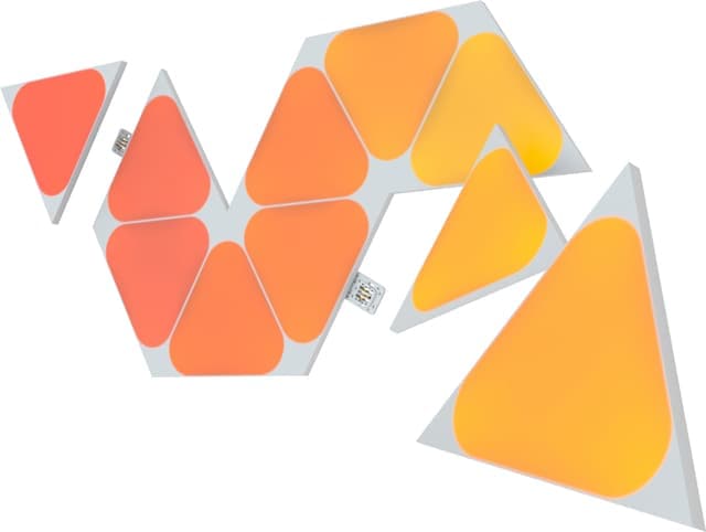 Nanoleaf Shapes Mini Triangles expansionspaket (10 paneler) - Nyskick - i originalförpackning