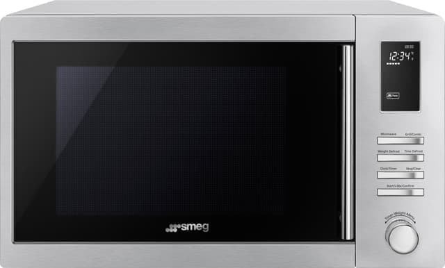 Smeg Universiell Fristående Mikrovågsugn MOE25X (rostfri) - Fint skick - lite slitage