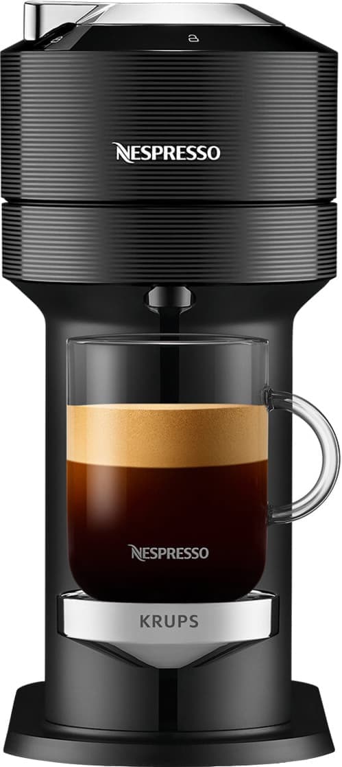 NESPRESSO® Vertuo Next kaffemaskin av Krups, Svart - Fint skick - lite slitage