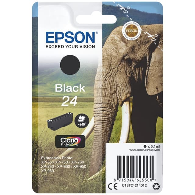 Epson bläckpatron Claria Photo HD 24 Svart - Bra skick – Mindre spår av användning