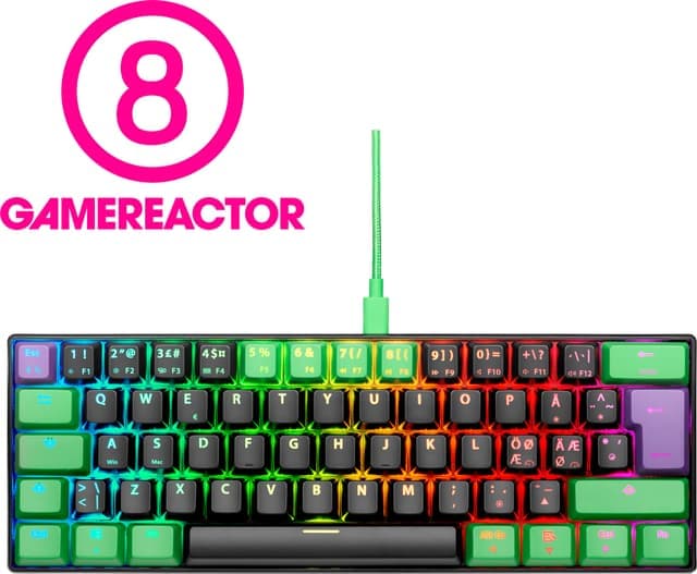 NOS C-450 Mini PRO RGB gaming tangentbord (riddle) - Nyskick - i originalförpackning