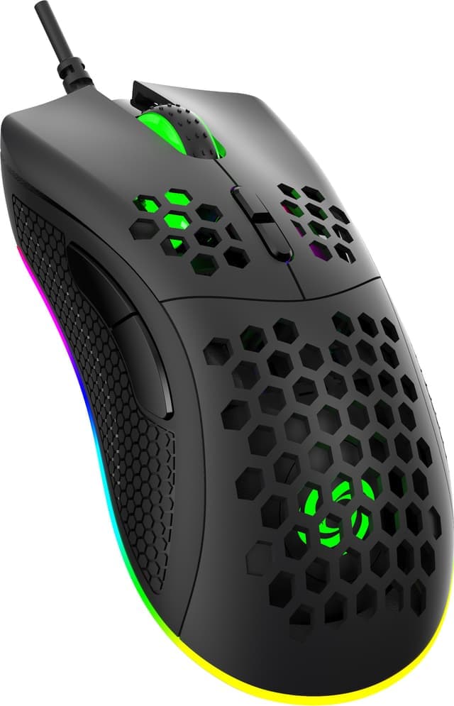 NOS M-600 V2 gamingmus (svart) - Använt skick – Synliga skador, fullt funktionell