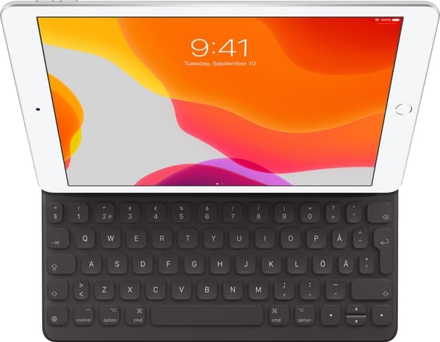 Smart Keyboard för iPad 9th Gen (SE) - Använt skick – Synliga skador, fullt funktionell