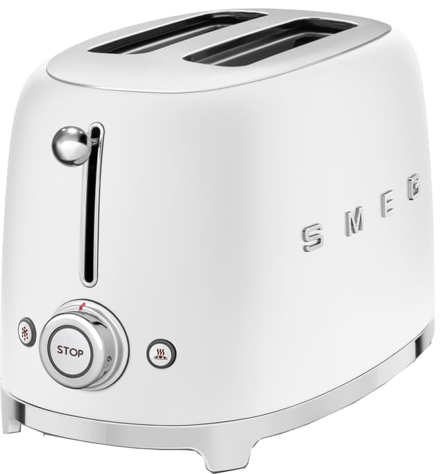 Smeg brödrost 50-talsstil TSF01WHMEU (vit) - Fint skick - lite slitage