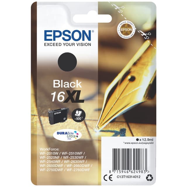 Epson bläckpatron DuraBrite Ultra 16XL Svart - Nyskick - i originalförpackning