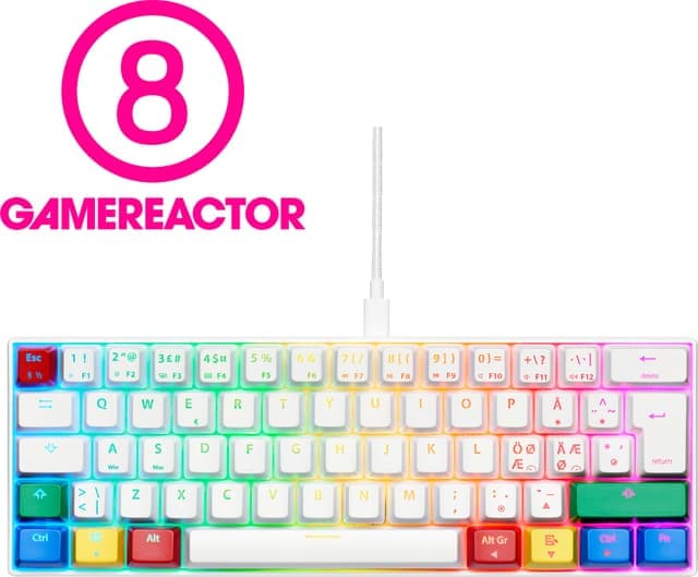 NOS C-450 Mini PRO RGB gaming tangentbord (RGBY) - Nyskick - i originalförpackning