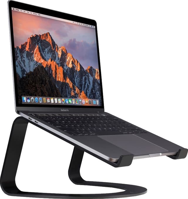 Twelve South Curve stativ för bärbar dator (svart) - Nyskick - i originalförpackning